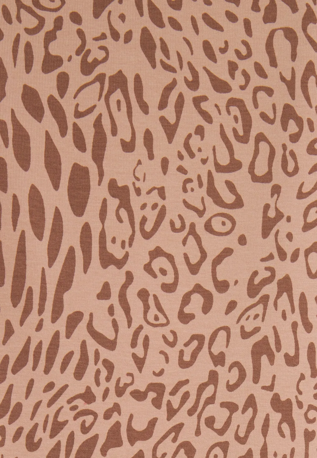 Freddy Baumwoll-Leggings High Waist 7/8 Animalier Pink hoher Bund
