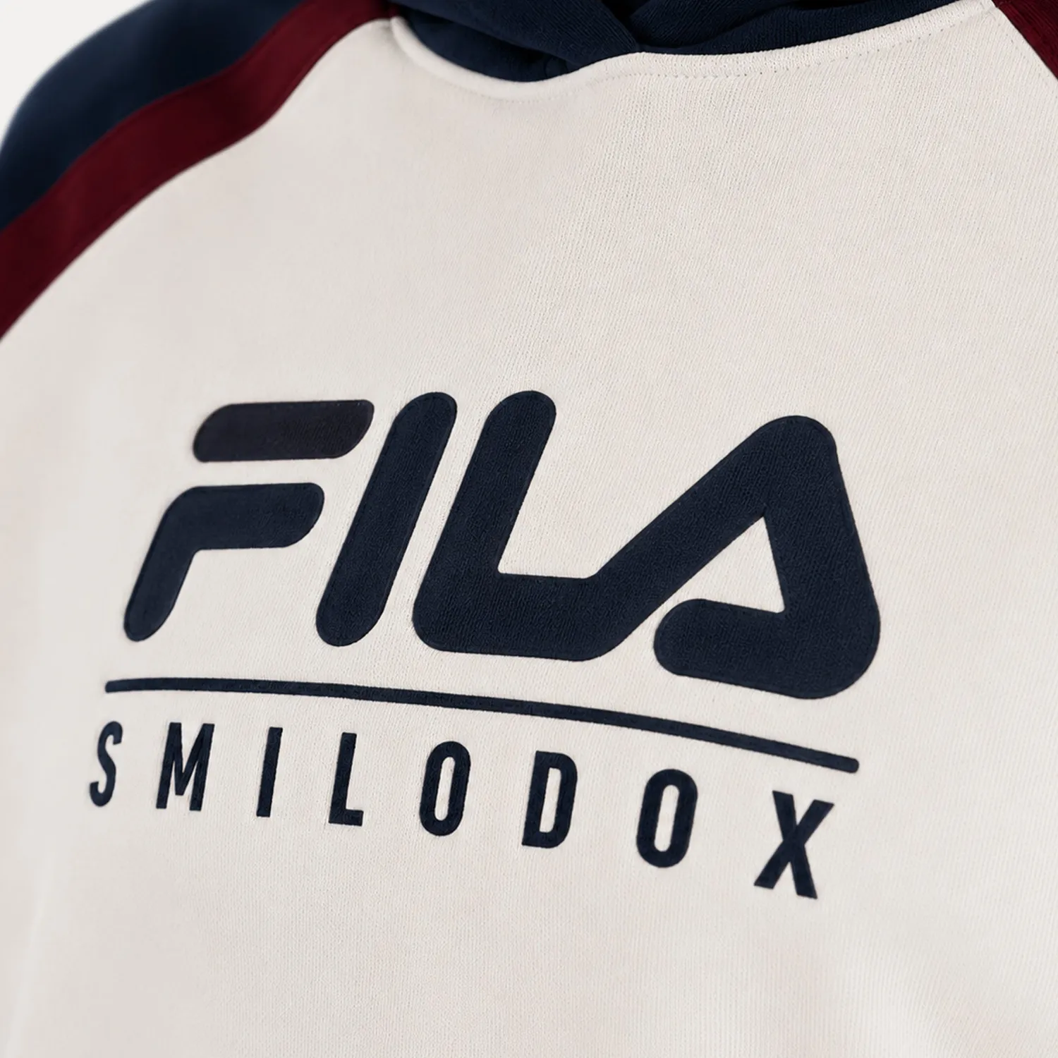 Smilodox x Fila Ardea Hoodie Damen Schwarz Cropped