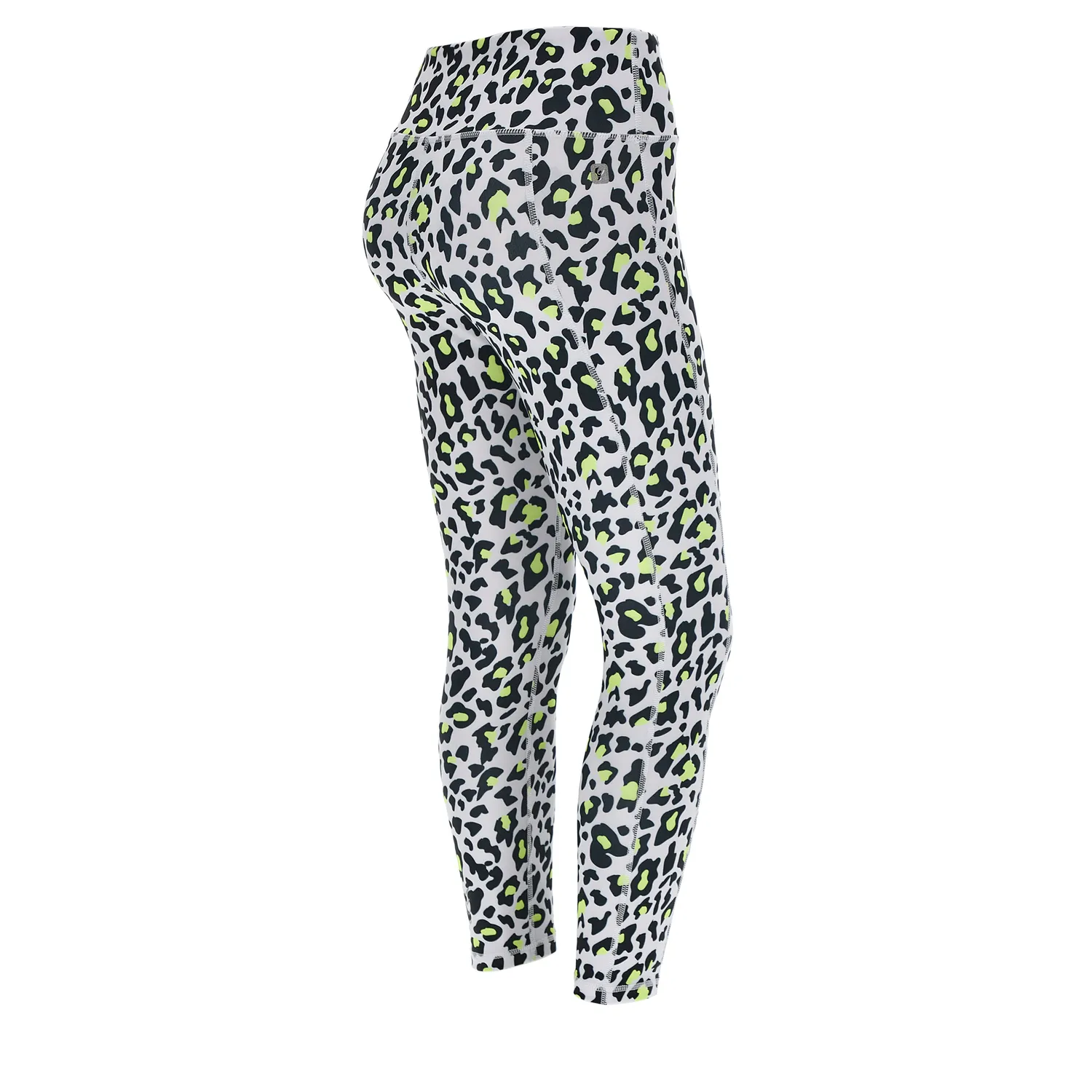 Freddy SuperFit 7/8 Leggings Leopard-Fucsia hoher Bund