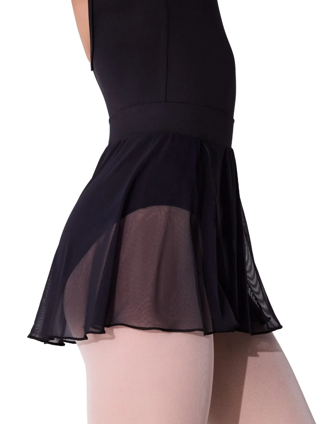 Capezio Class Collection ES2007C Ballettrock Schwarz Wickeloptik
