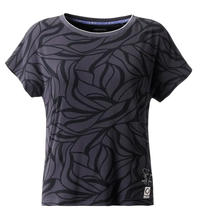 LPO Adelina Funktionsshirt dunkelgrau Rippjersey