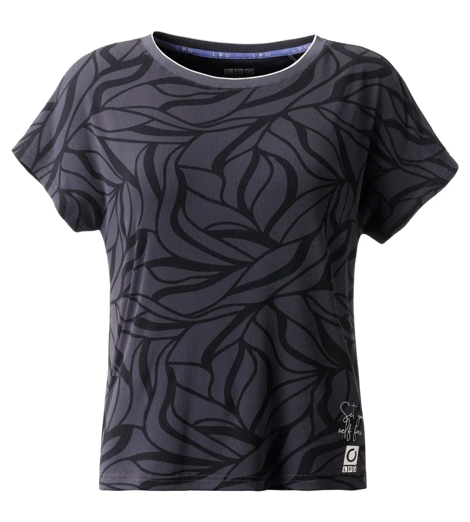 LPO Adelina Funktionsshirt dunkelgrau Rippjersey