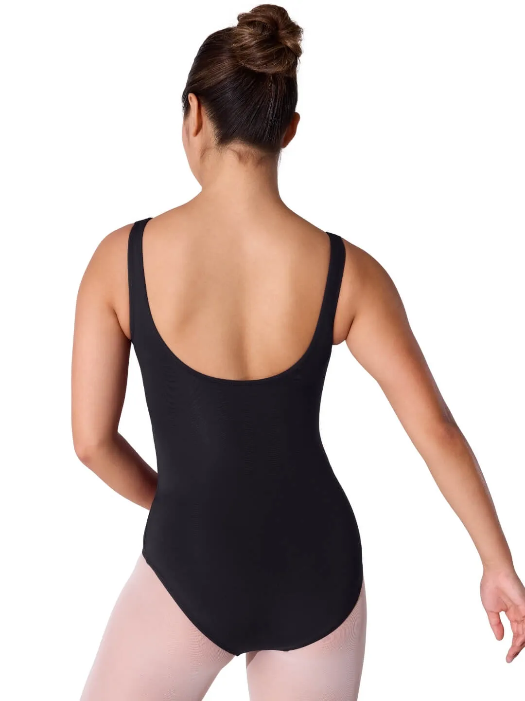 Capezio Essentials ES1006W Body Schwarz V-Ausschnitt