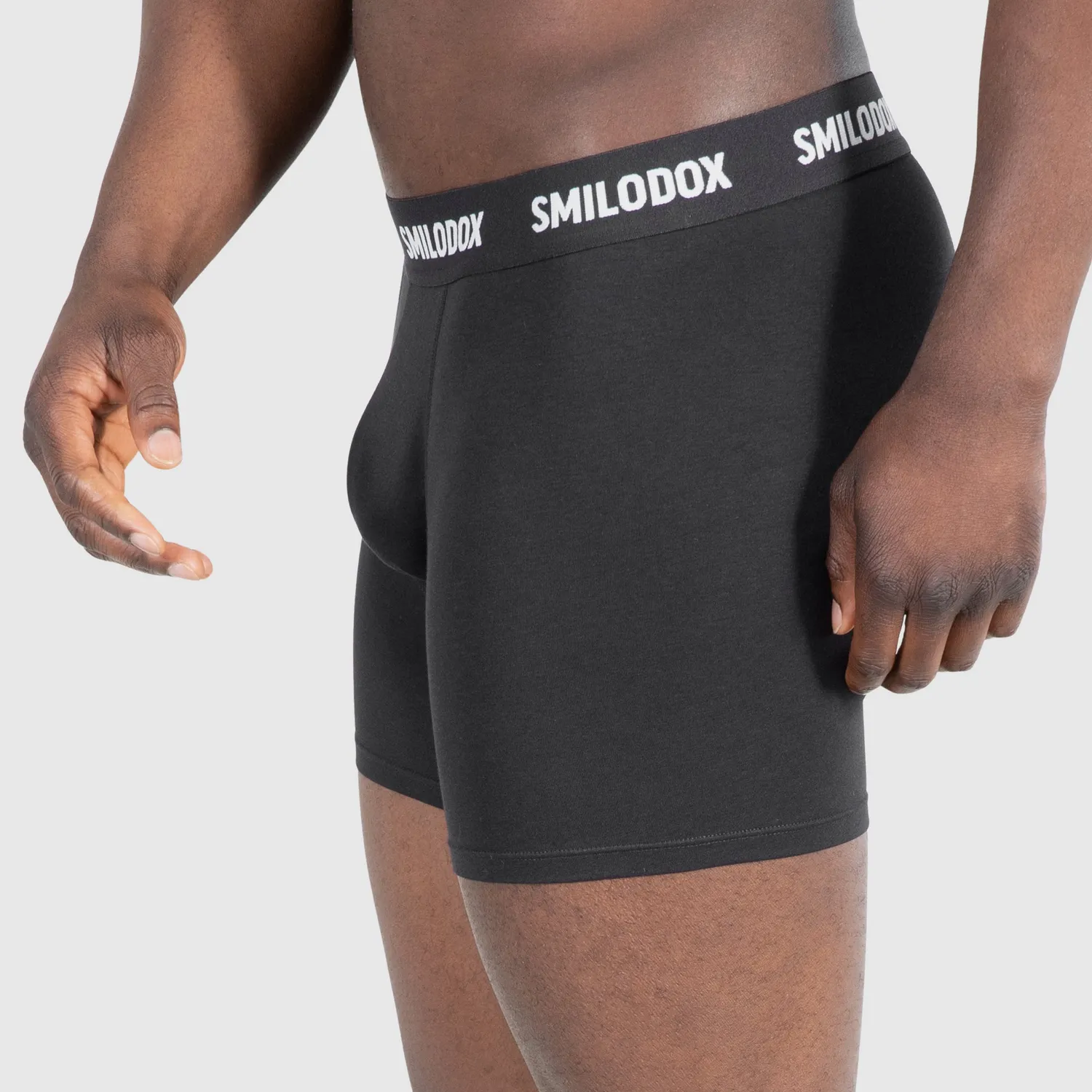 Smilodox Carnos Boxershorts 5er Pack Schwarz Baumwolle