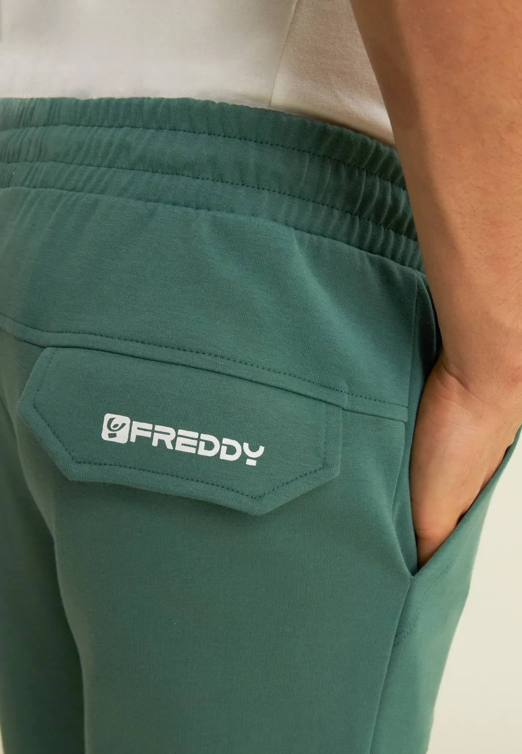 Freddy Herren Sporthose Slim Interlock UT-Print Turbulence