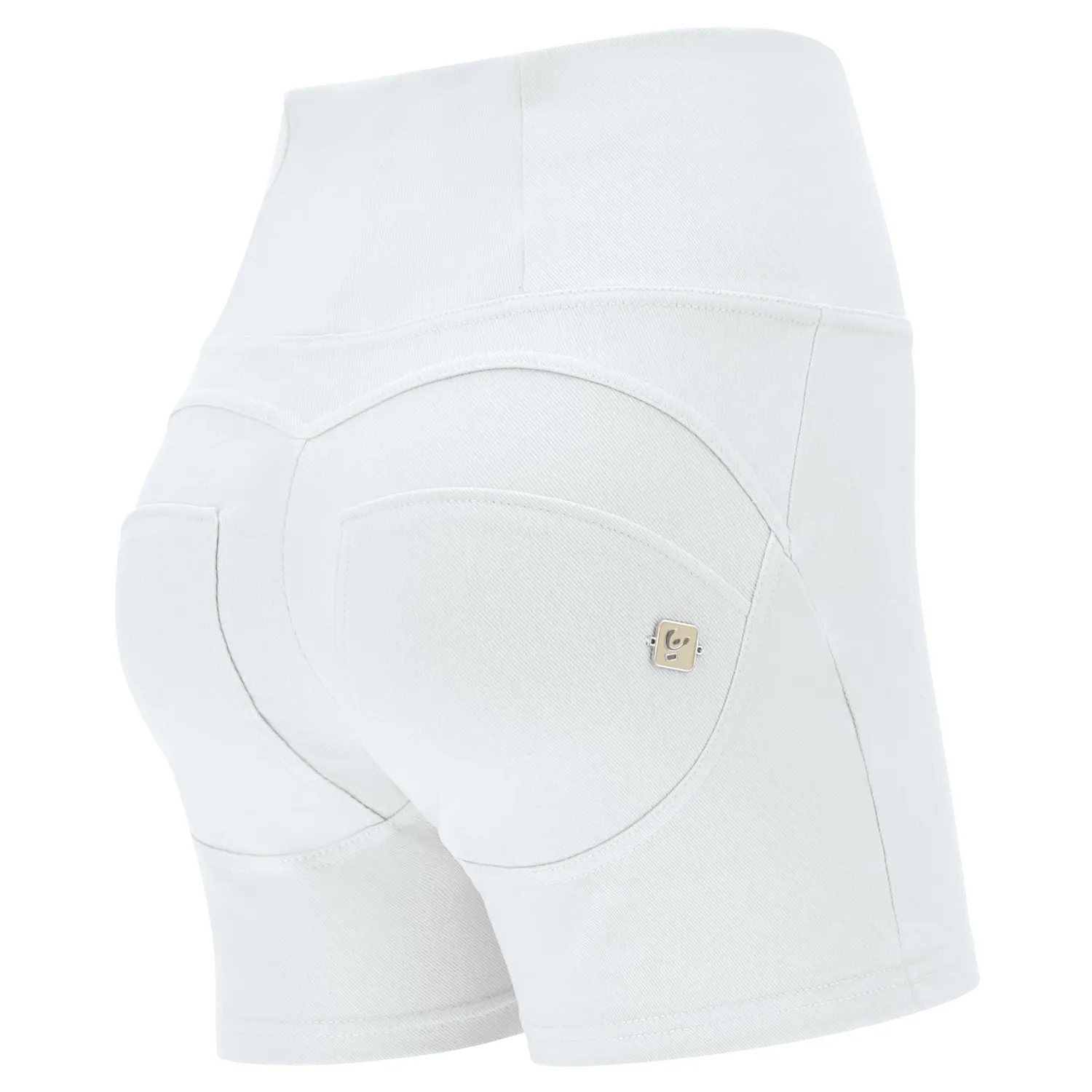 Freddy WR.UP Shorts High Waist Jersey weiß