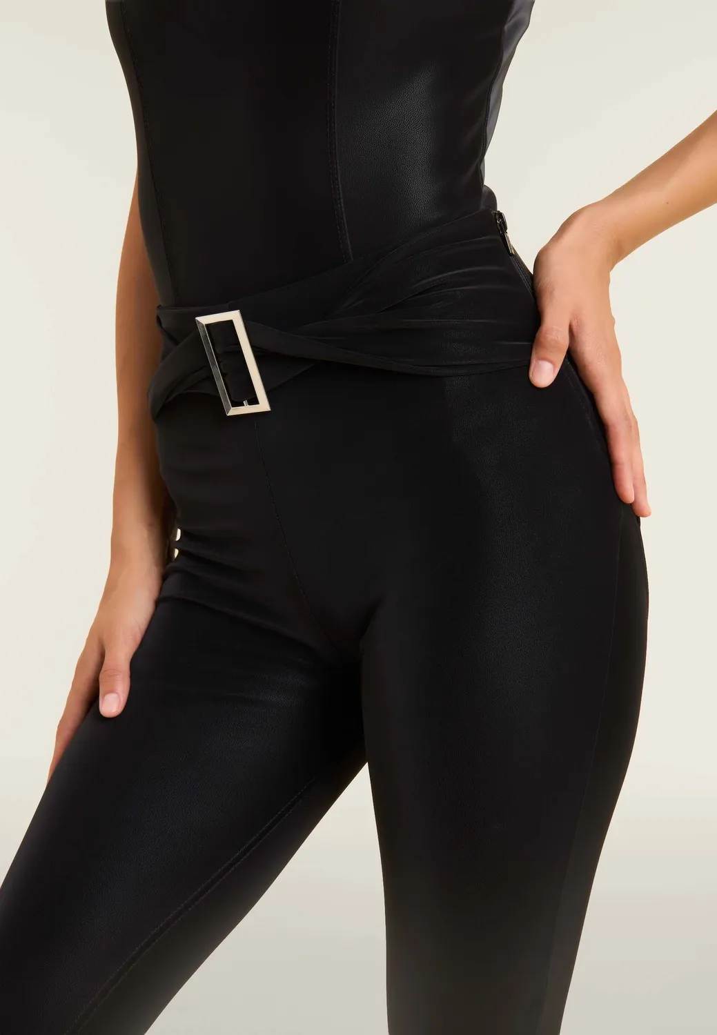Freddy WR.UP Superskinny Push-Up Hose Schwarz hoher Bund