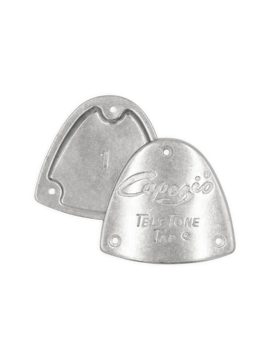 Capezio TTT Steppeisen Silber Gr. 2 Alu