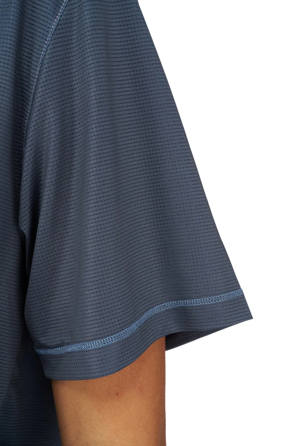 UNNA Wavy Tee Laufshirt Damen Blue Grey atmungsaktiv