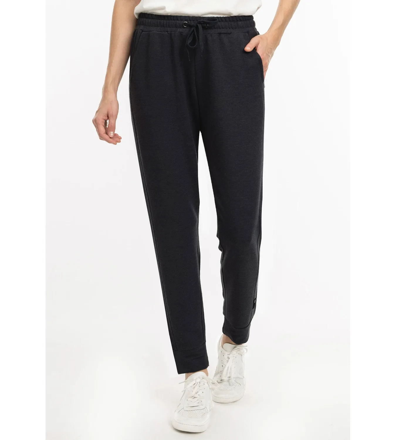 LPO Babette Hose Damen schwarz Cosy Terry