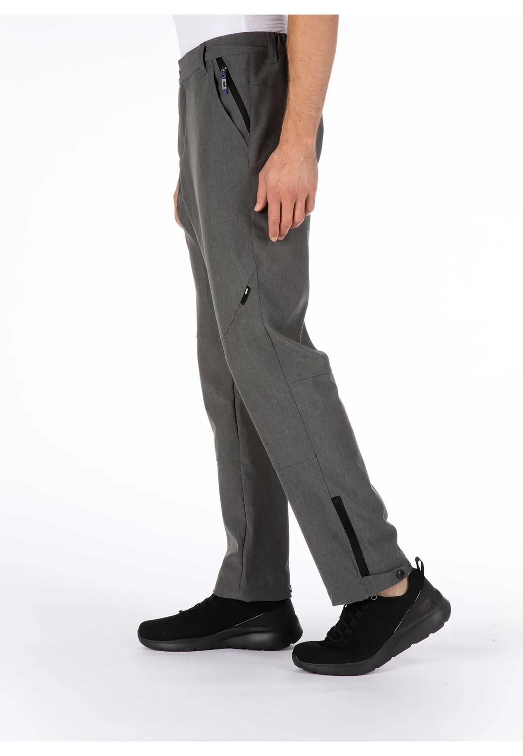 LPO Tizian Softshellhose Herren grau gefüttert