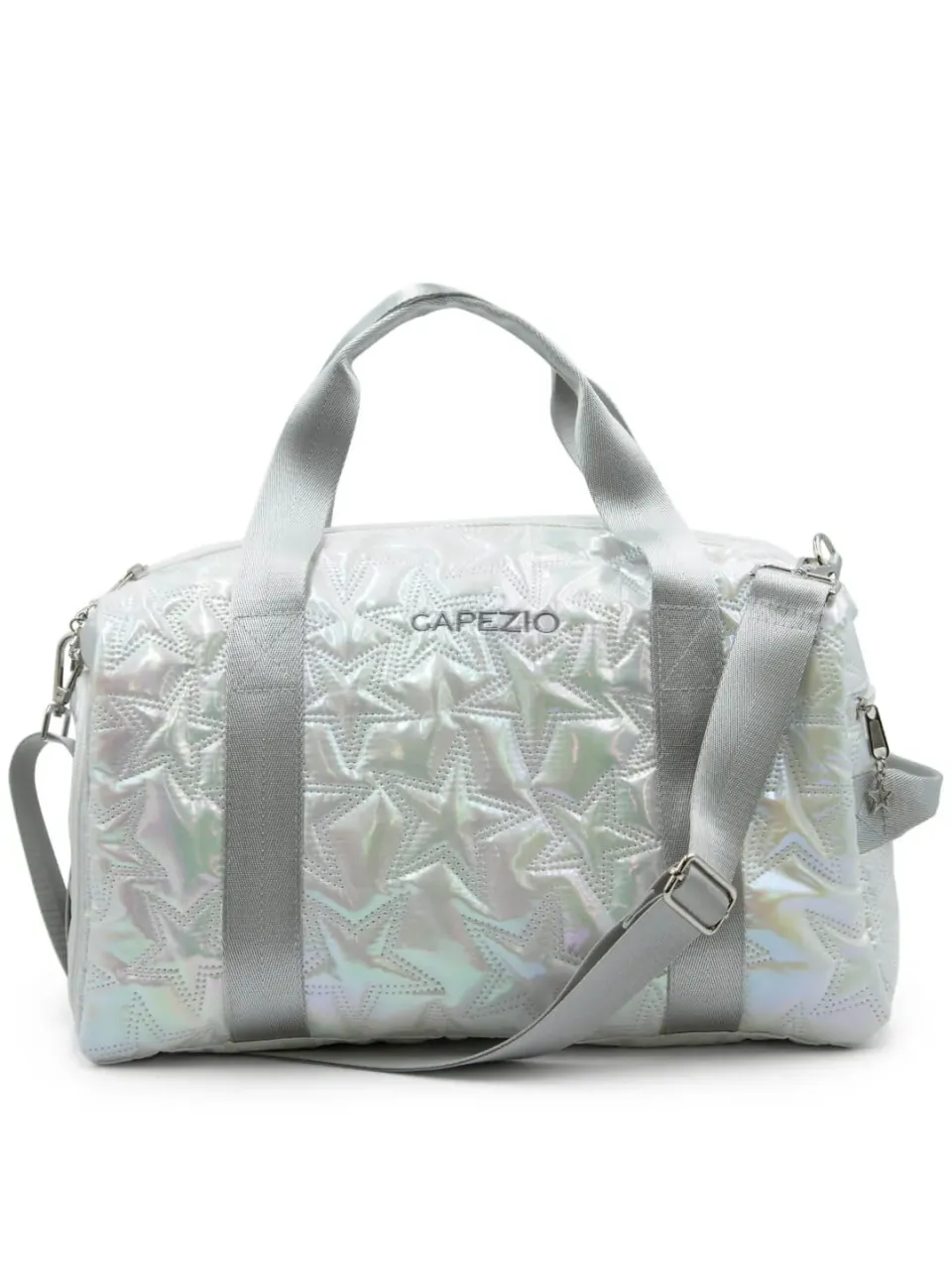 Capezio Street Style B323 Travel Duffle Metallic Silber wasserdicht