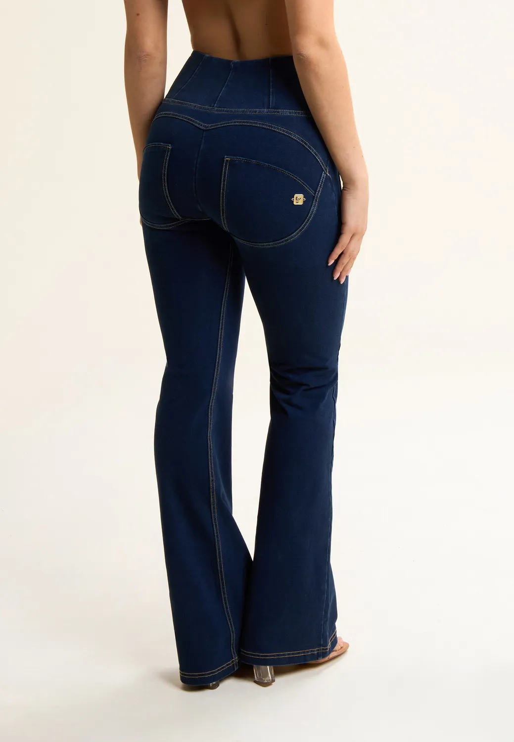Freddy WR.UP Flare Jeans Washed Push-up Light Grey