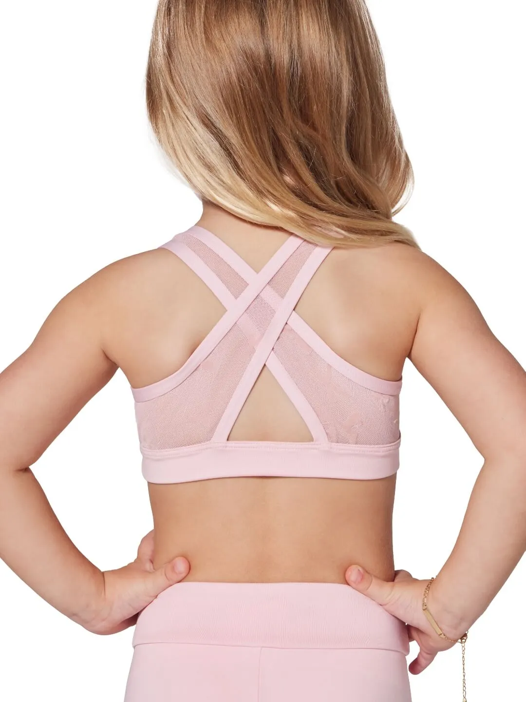Capezio Take a Bow F12425C Top Kinder Schwarz Mesh