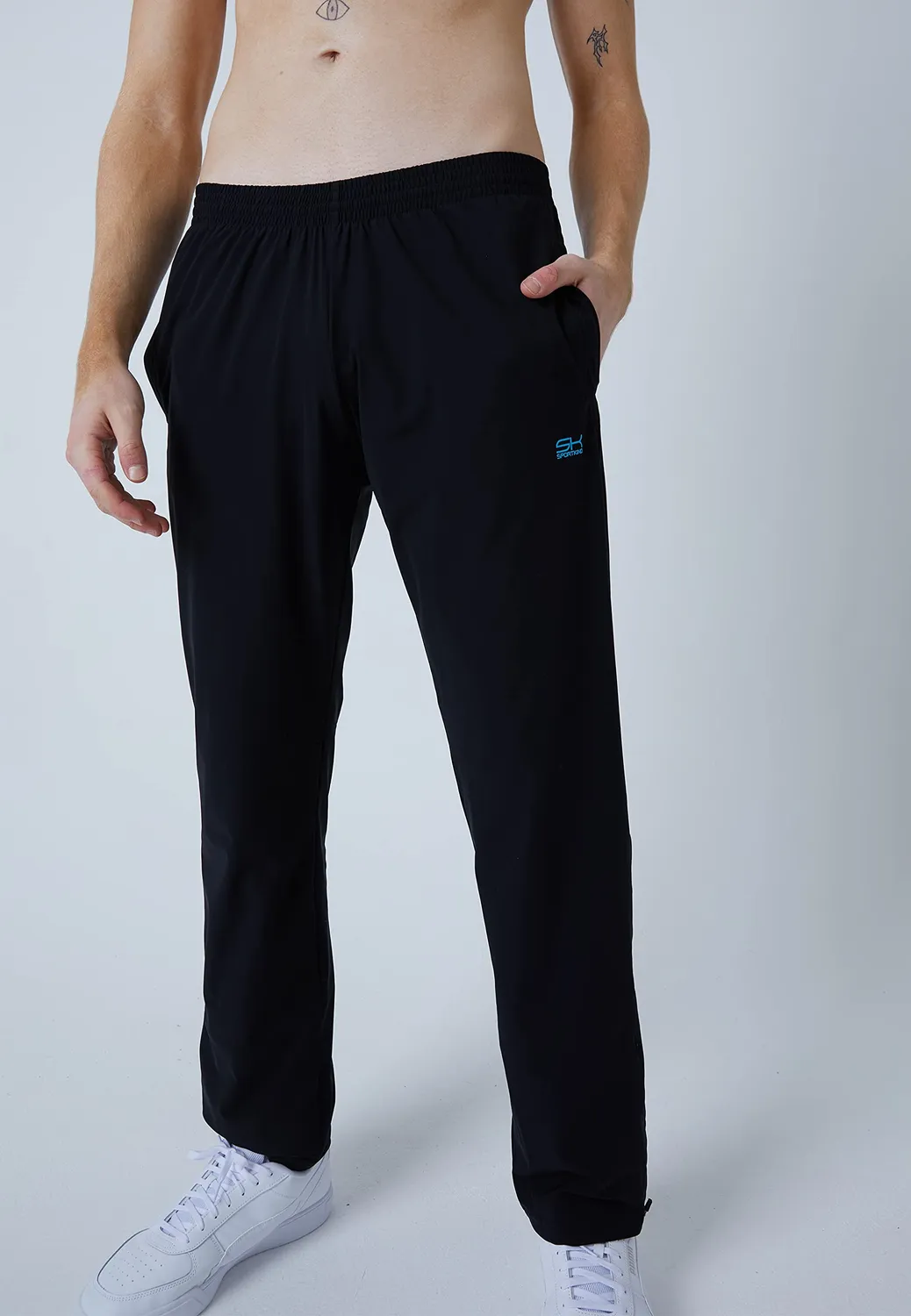 SPORTKIND Woven Trainingshose Sporthose mit Zip-Taschen