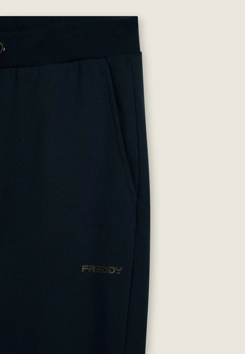 Freddy Jogginghose Herren Jet Black Baumwolle Regular