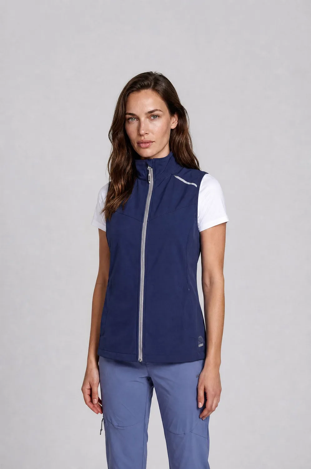 LPO Hellen Softshellweste Damen dunkelblau wasserabweisend