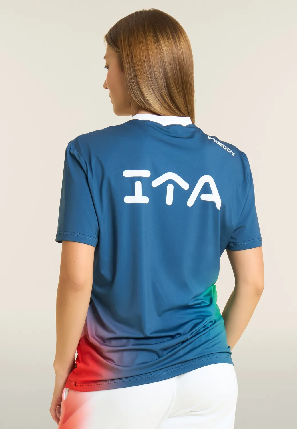 Freddy Beach Volley Italia 2025/26 T-Shirt Blau