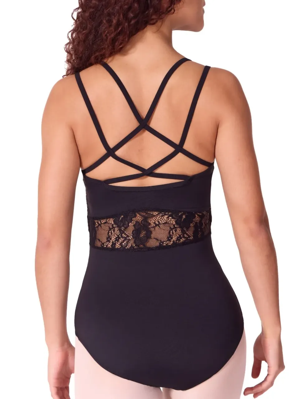 Capezio Soft Elegance EL103W Trikot Spitze schwarz