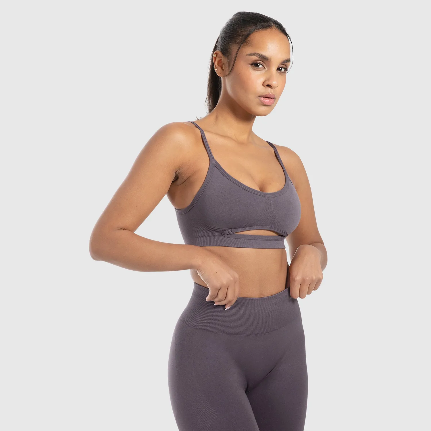 Smilodox Sorea Nesa Sport BH Damen Schwarz Seamless