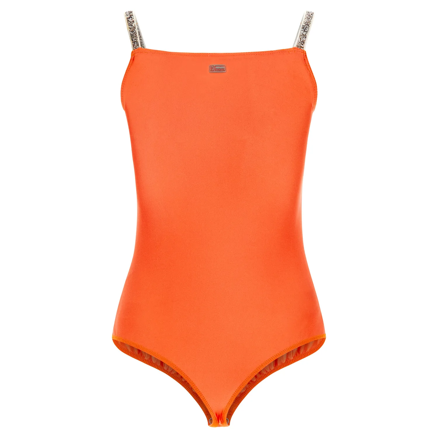 Freddy Jersey Body Schwarz eckiger Ausschnitt