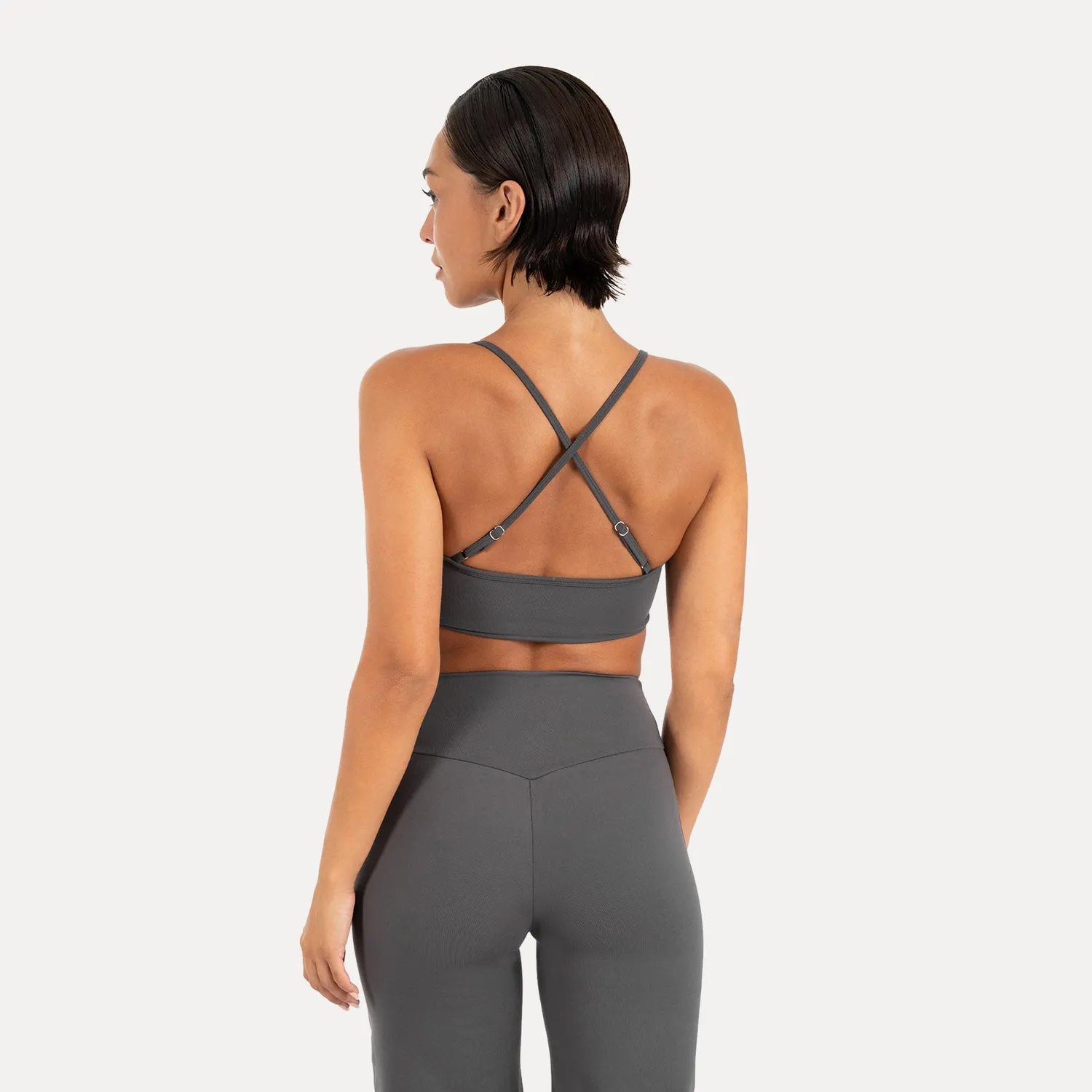 Smilodox Sorea Suvi Sport BH Damen Schwarz Slim Fit