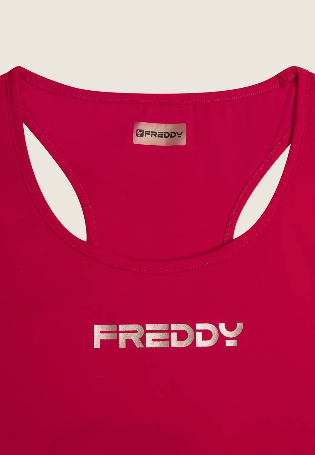 Freddy Sport-BH Top mittlerer Halt schwarz atmungsaktiv