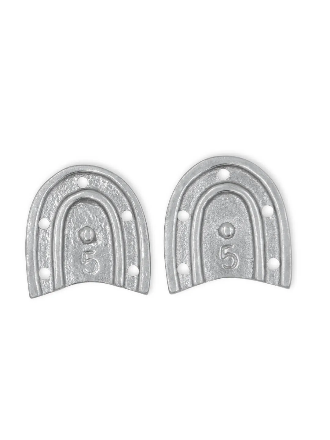 Capezio Classics DT Heel Taps Silber Gr. 5 Aluminium
