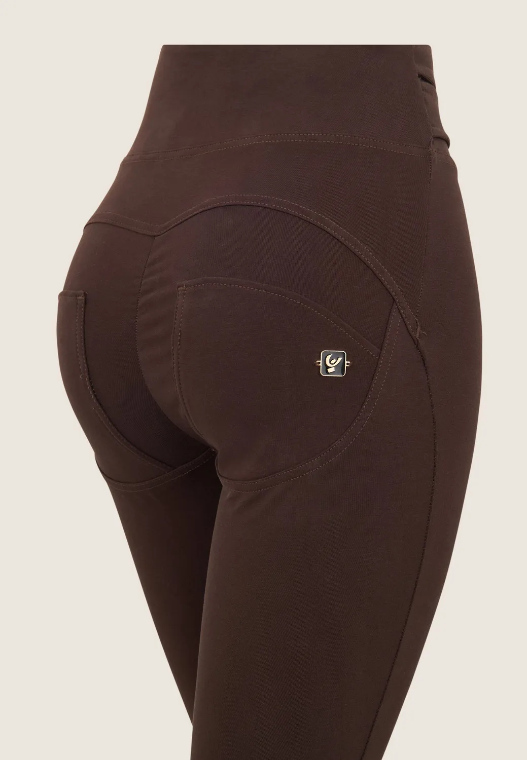 Freddy WR.UP Superskinny 7/8 Hose Nero Gold high waist