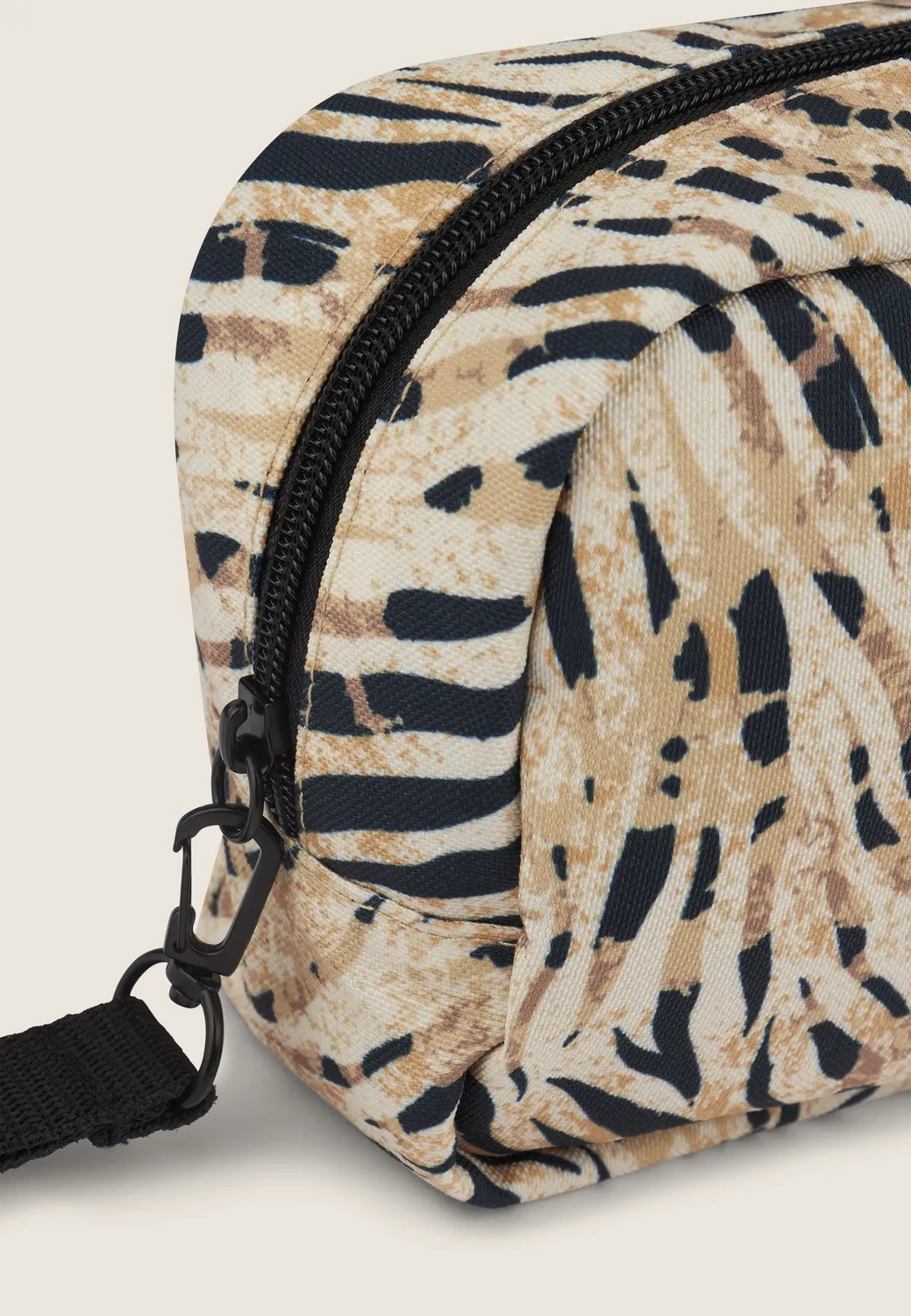 Freddy Kosmetiktasche Animalier Black Zebra 25 cm