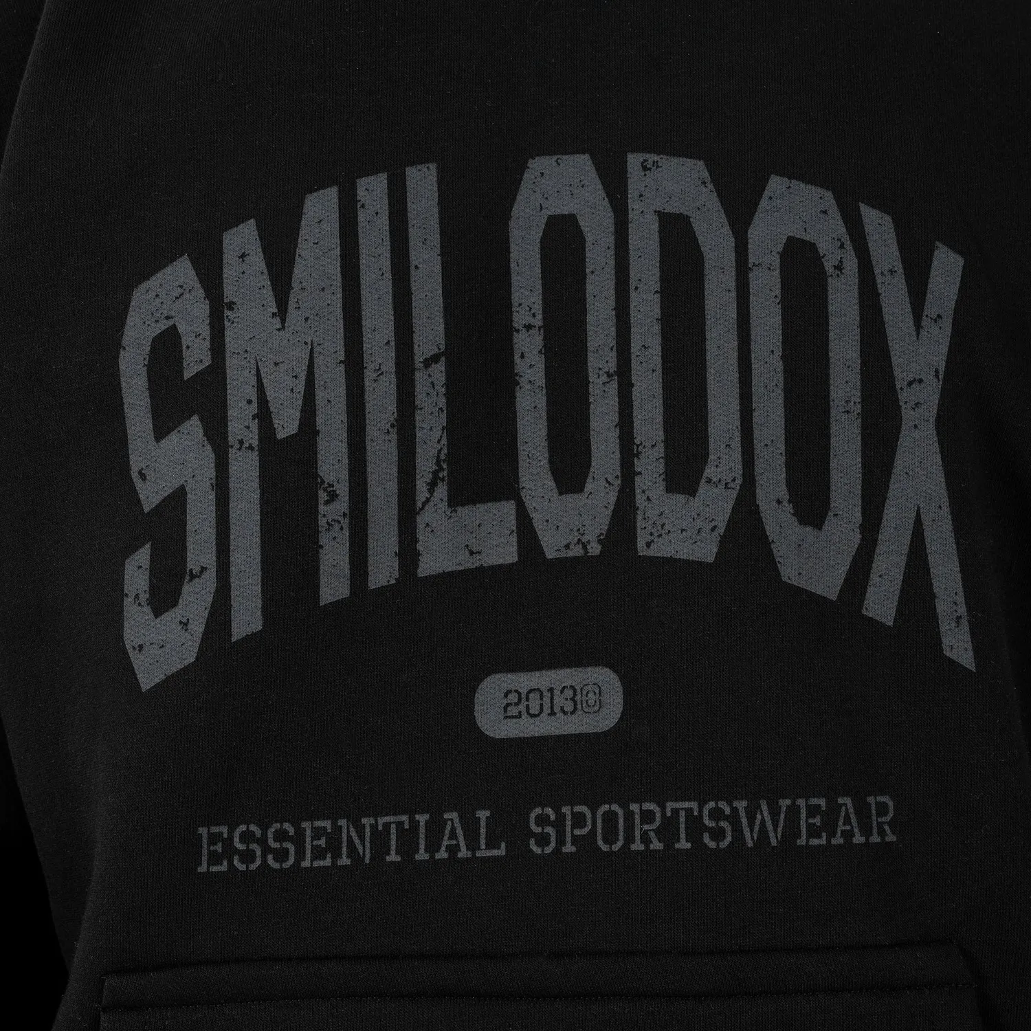 Smilodox Oswin Hoodie Herren Schwarz Oversize