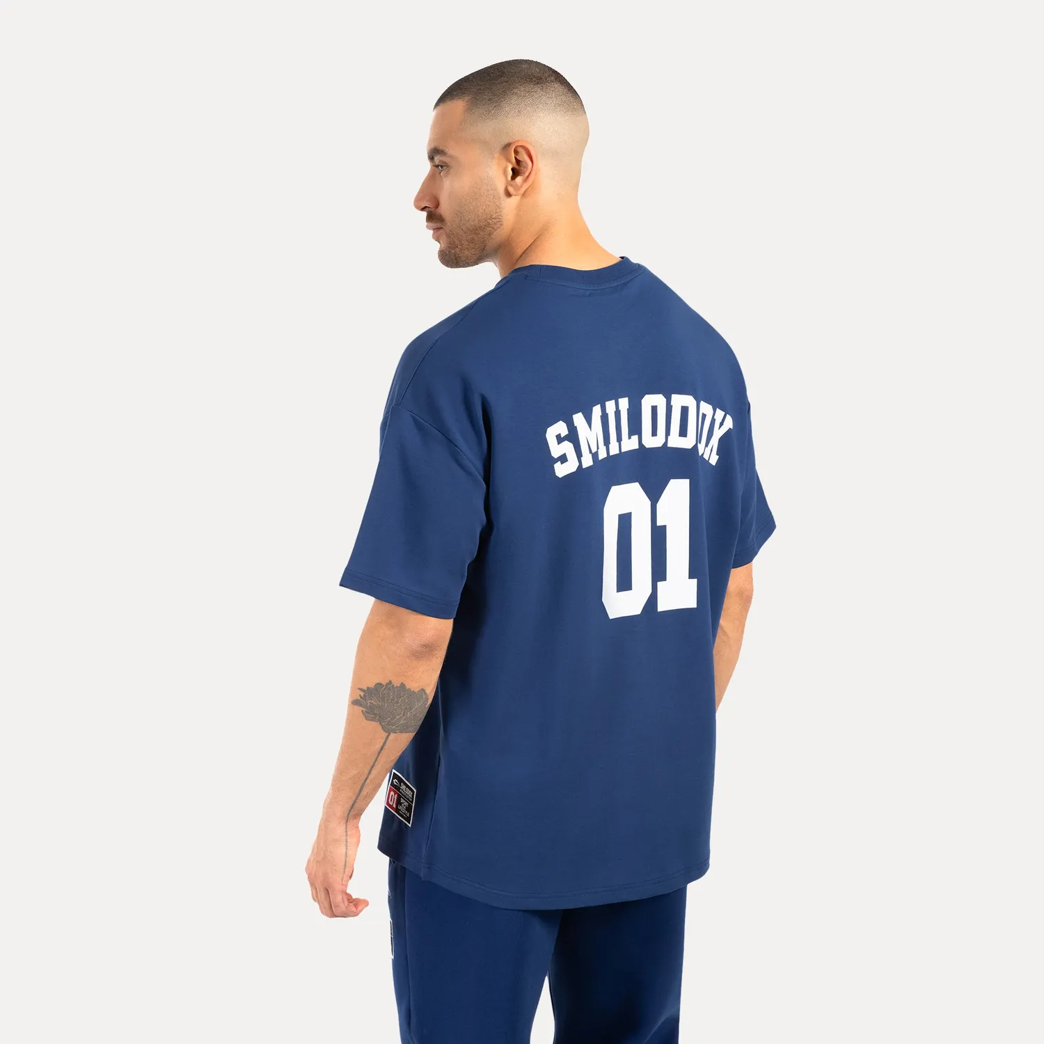 Smilodox Lunara Rayk T-Shirt Herren Schwarz Oversize