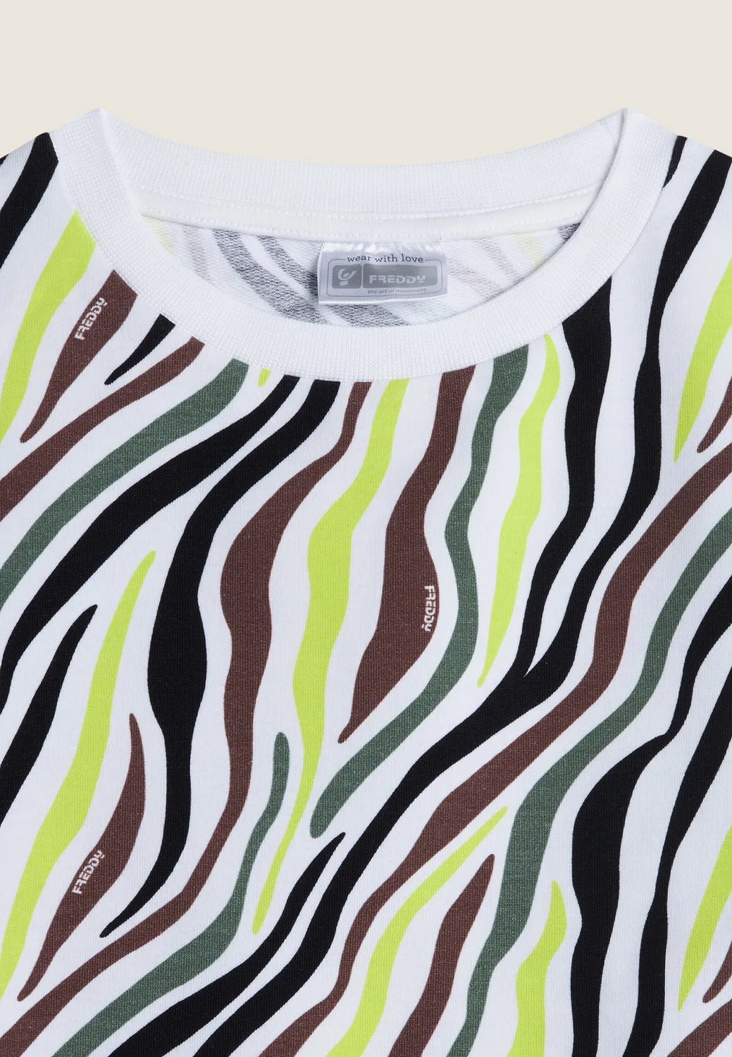 Freddy Sweatshirt Mädchen Multicolor Cropped Print