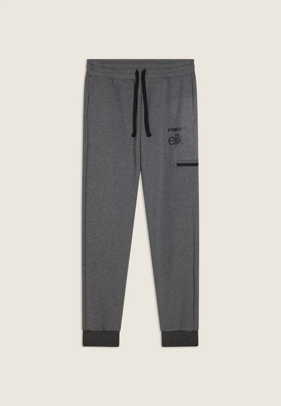 Freddy ELITE Sporthose Herren grau Baumwolle
