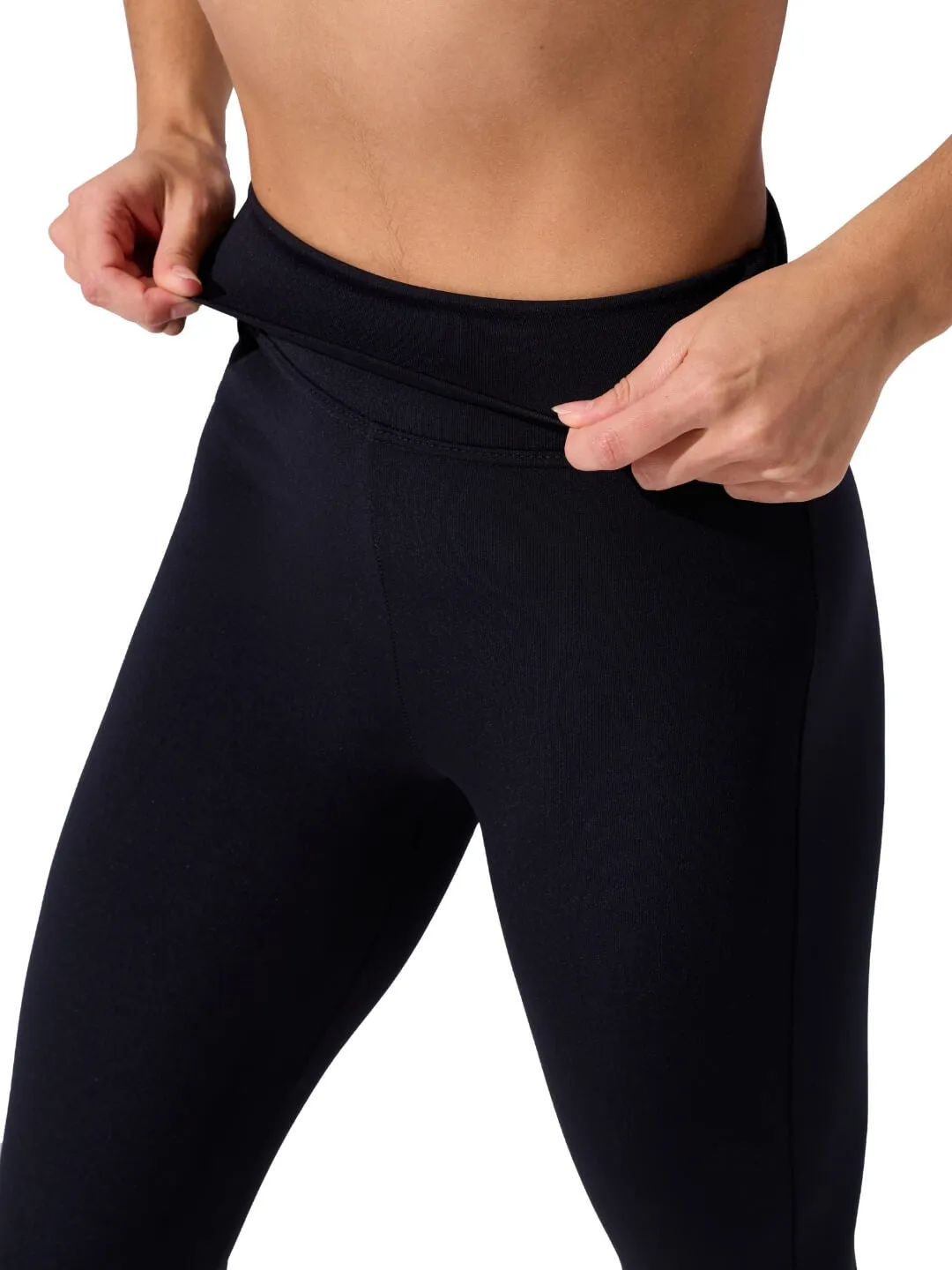 Capezio Team TB204W Active Leggings Schwarz Hoher Bund