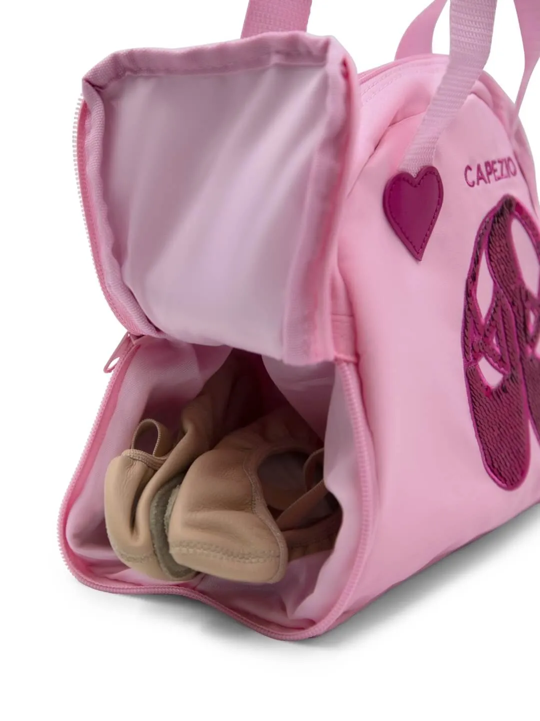 Capezio Pretty Tote B240 Tanztasche Hellrosa Pailletten