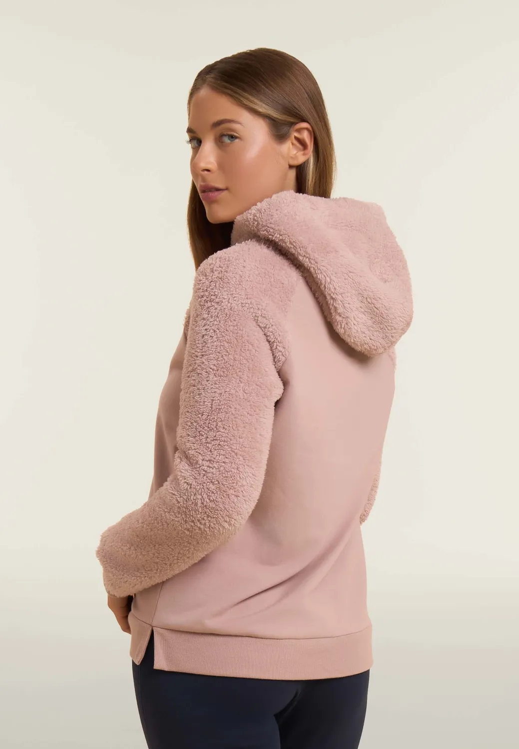 Freddy Hoodie Sherpa Kapuze Schwarz Small