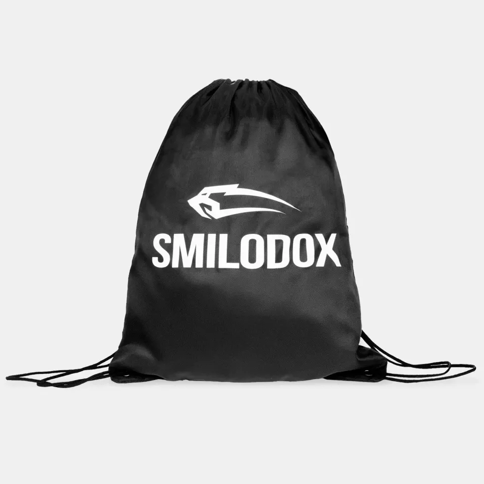 Smilodox Classic Turnbeutel Schwarz strapazierfähig