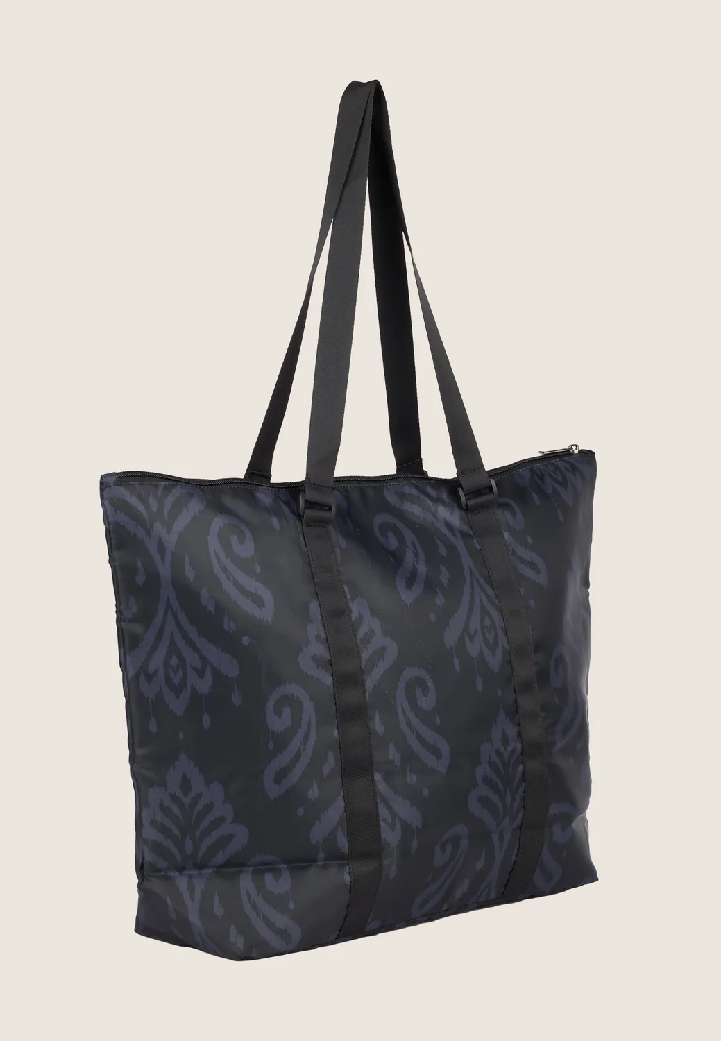 Freddy Shopper Tasche Schwarz Ikat mit Reiverschluss