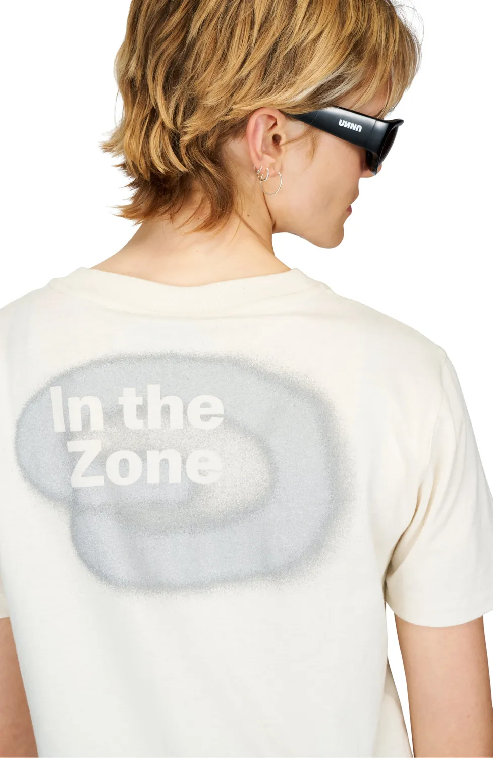 UNNA In The Zone Tee W T-Shirt Vanilla White