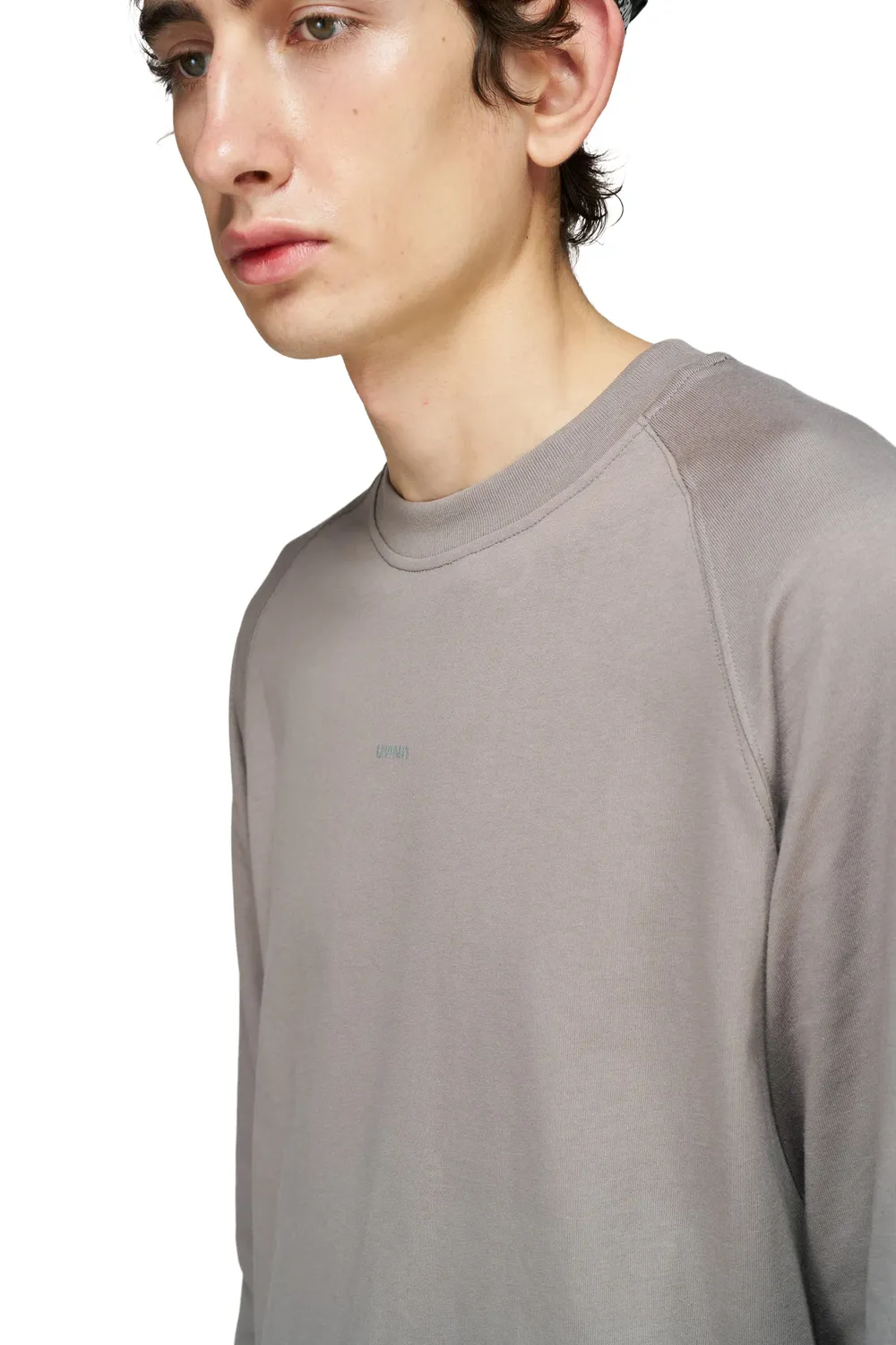 UNNA Look Outside LS Longsleeve Fog Grey Bio-Baumwolle