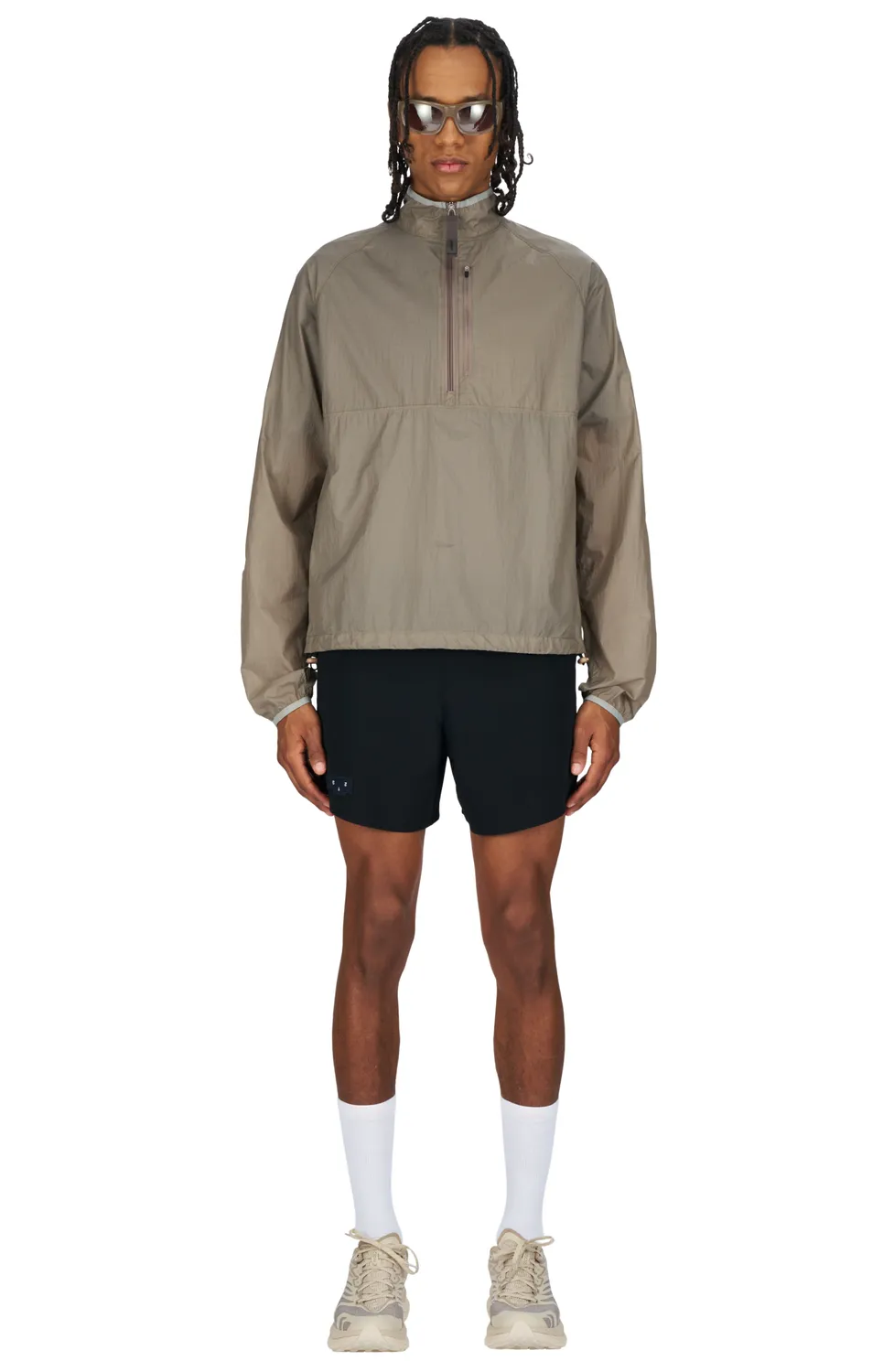 UNNA Smiles Windstopper Laufanorak Stone Grey winddicht