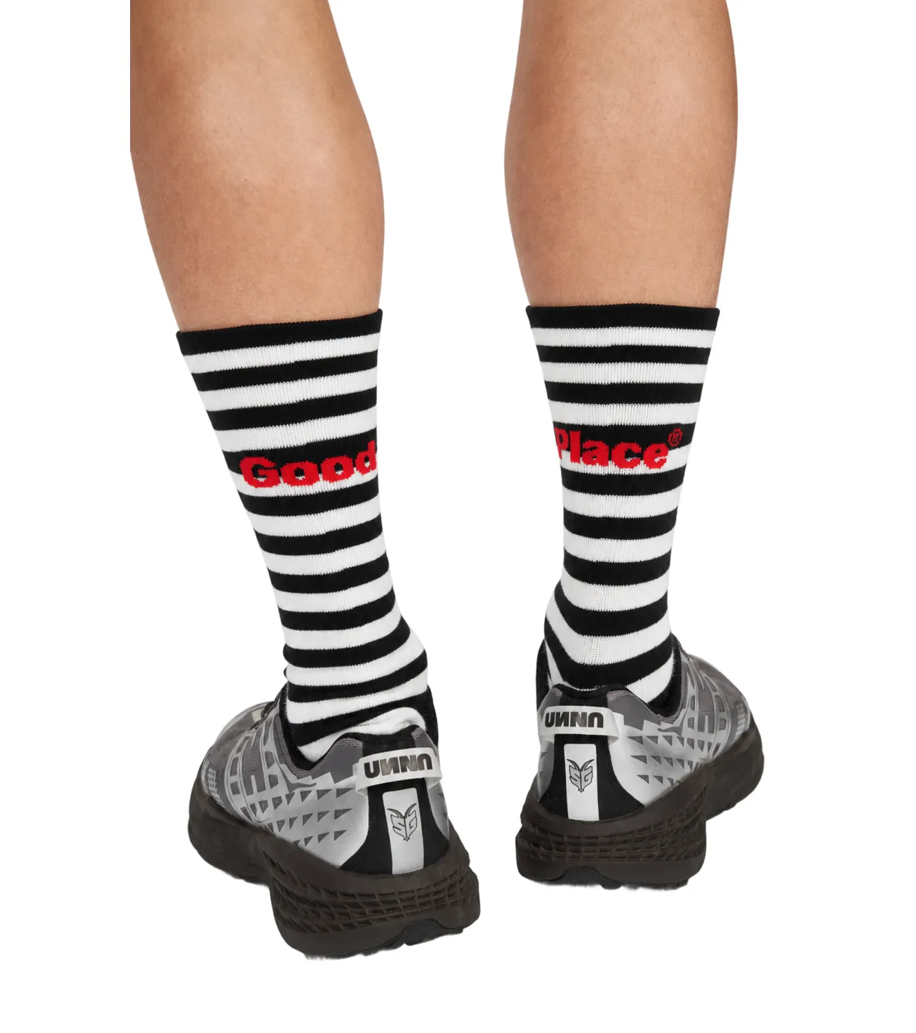 UNNA RUNNA Socks 2-pack Laufsocken Schwarz-Weiß Bio