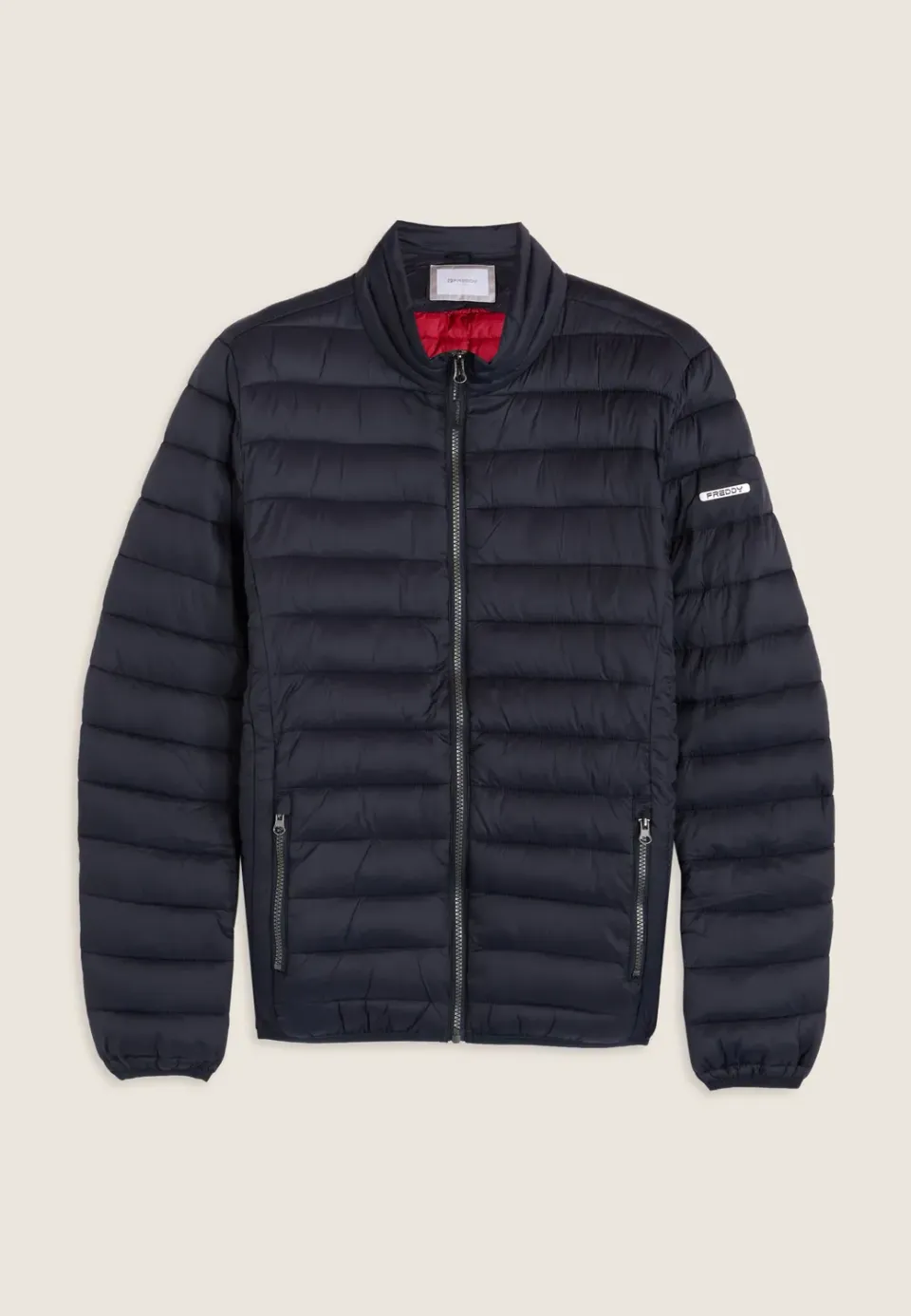 Freddy Steppjacke Herren blau Kapuze Winter