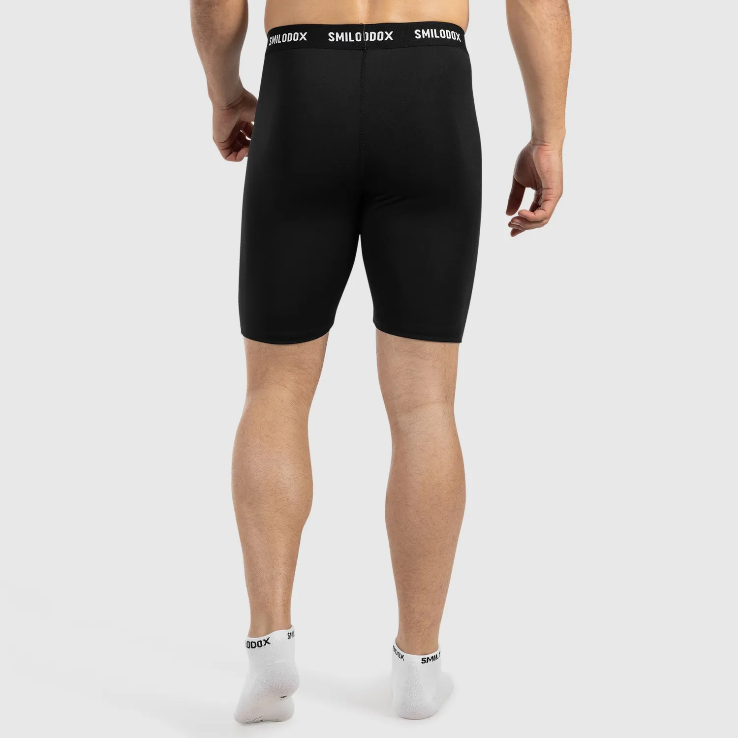 Smilodox Zeyn Laufshorts Herren Schwarz eng