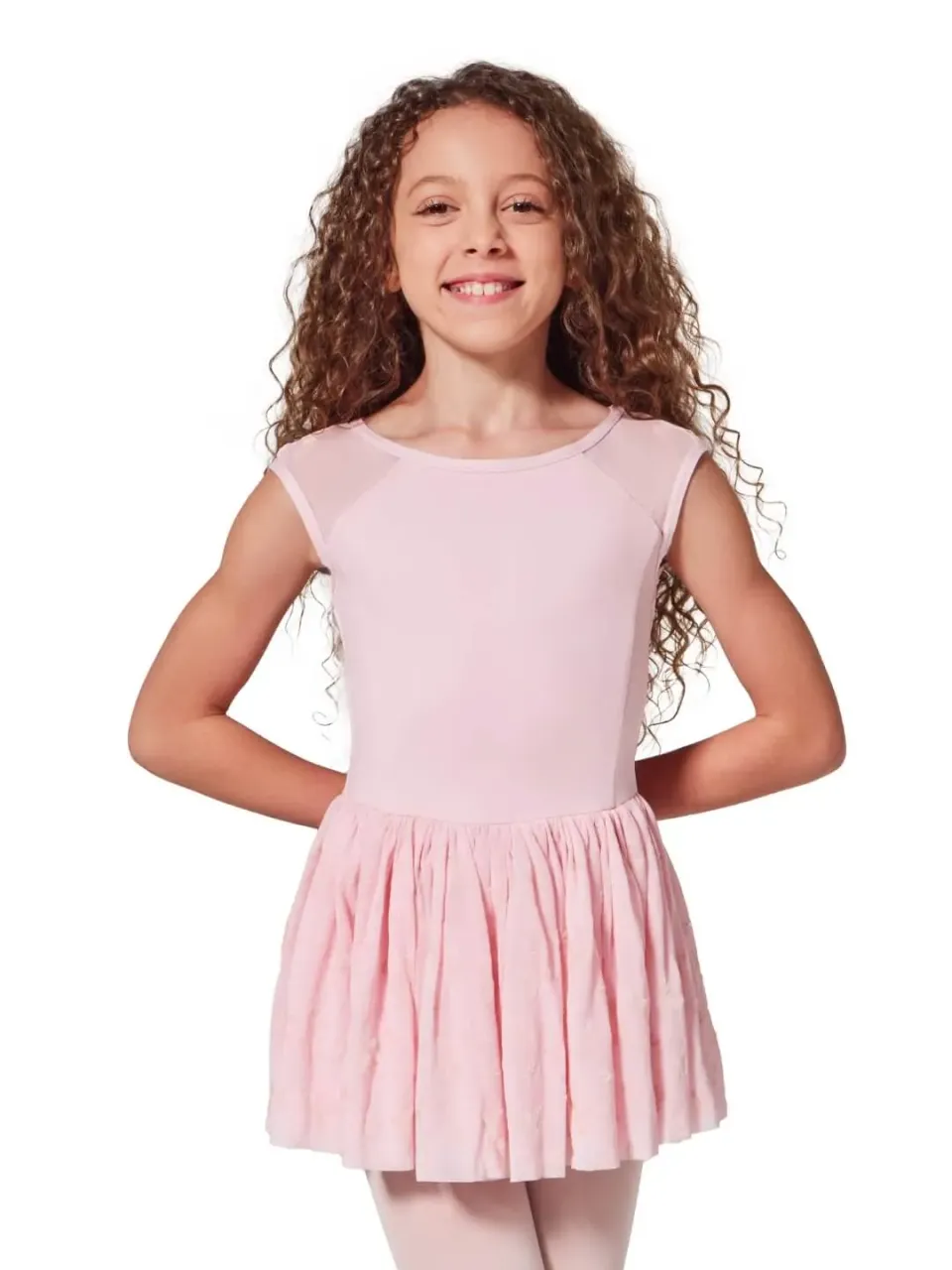 Capezio Take a Bow Brava Tutukleid Kind Rosa Schleife