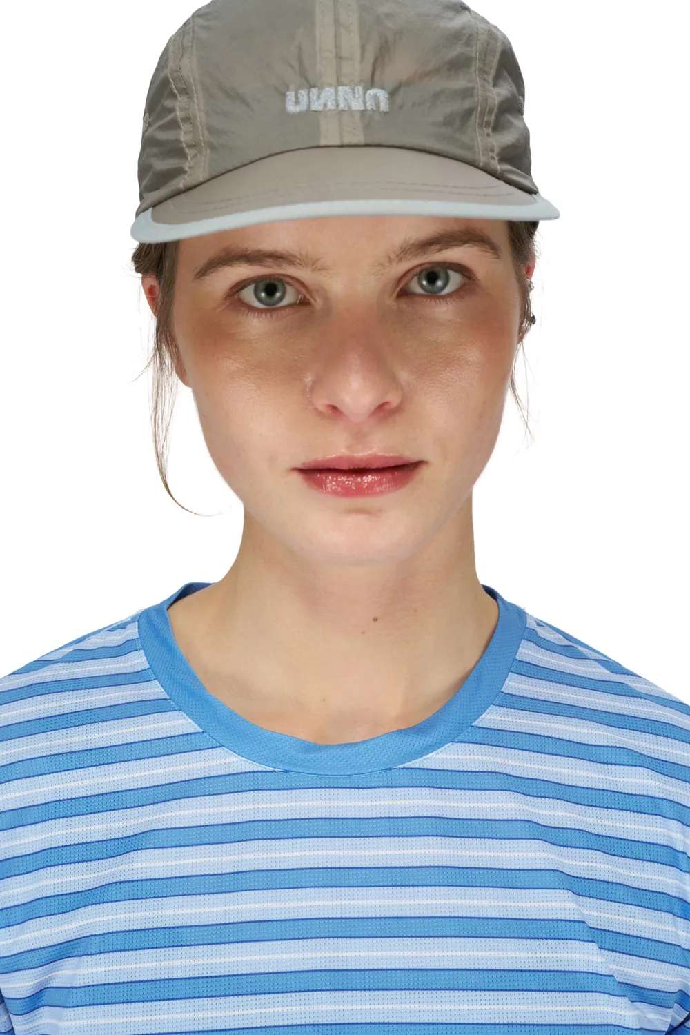 UNNA Striped LS W Laufshirt Business Blue langarm