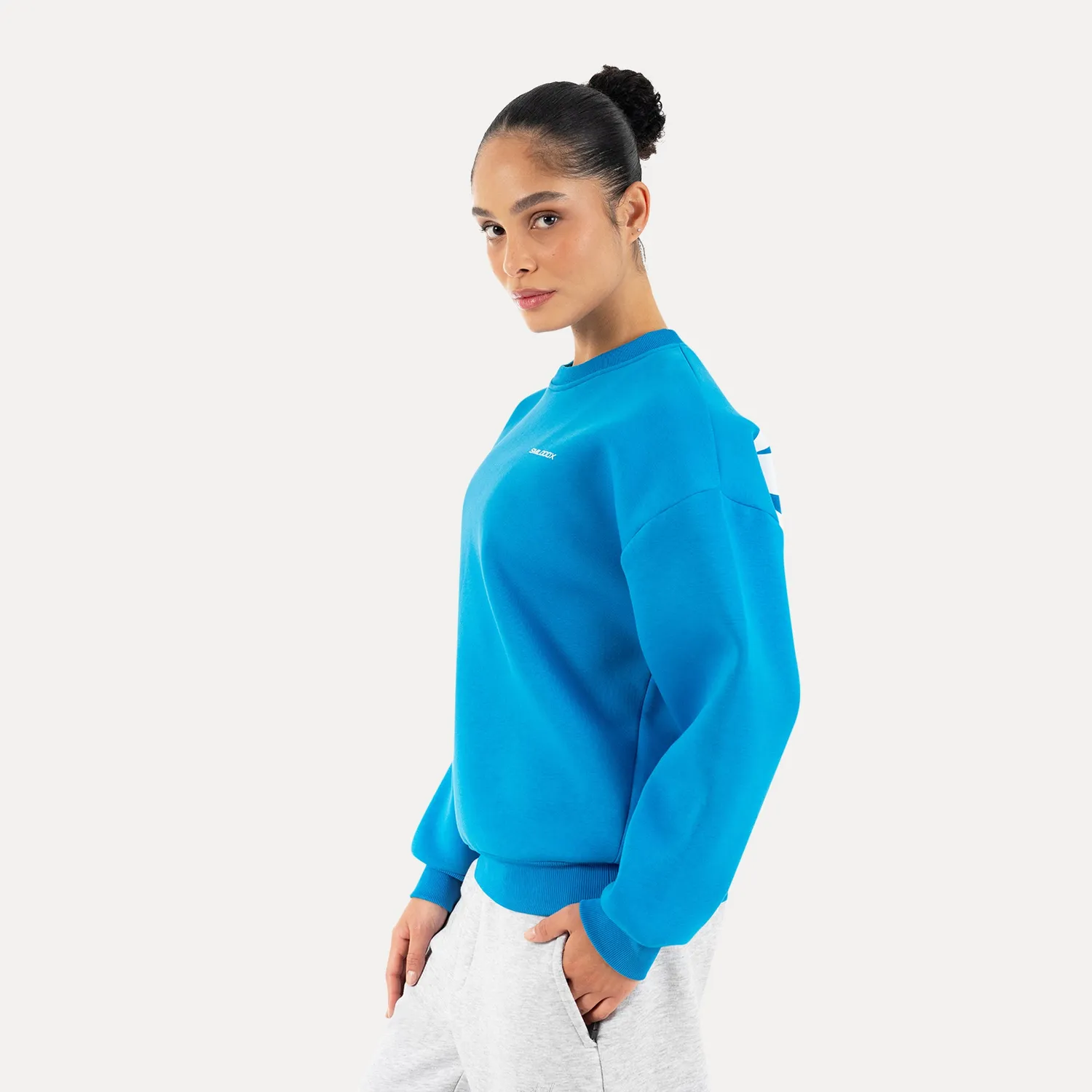 Smilodox Lunara Tane Sweatshirt Schwarz Oversize weich