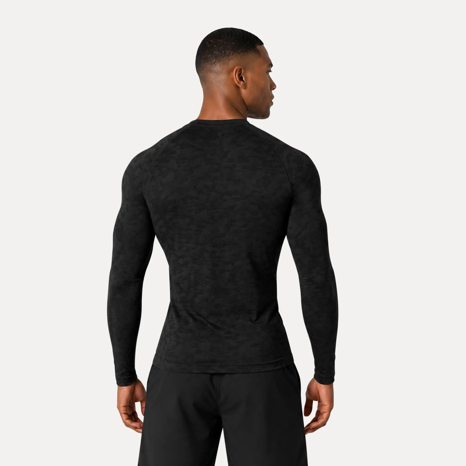 Smilodox Varek Kompression Longsleeve Herren Camo