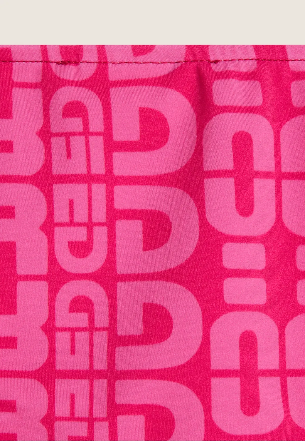 Freddy Logo Allover Bikinihose Fuchsia blickdicht